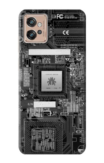 S3434 バグ回路基板のグラフィック Bug Circuit Board Graphic Motorola Moto G32 バックケース、フリップケース・カバー