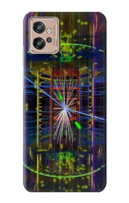 S3545 量子粒子衝突 Quantum Particle Collision Motorola Moto G32 バックケース、フリップケース・カバー