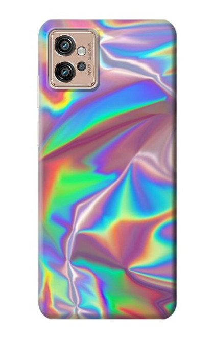 S3597 ホログラフィック写真印刷 Holographic Photo Printed Motorola Moto G32 バックケース、フリップケース・カバー