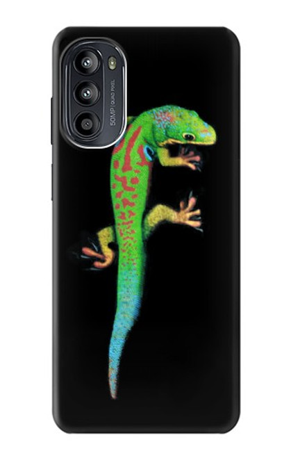 S0125 緑ヤモリ Green Madagascan Gecko Motorola Moto G52, G82 5G バックケース、フリップケース・カバー