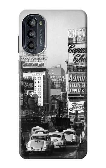 S0182 ヴィンテージ 古いニューヨーク Old New York Vintage Motorola Moto G52, G82 5G バックケース、フリップケース・カバー