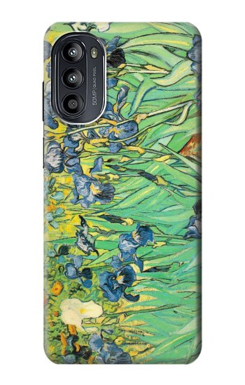 S0210 フィンセント・ファン・ゴッホ アイリスの花 Van Gogh Irises Motorola Moto G52, G82 5G バックケース、フリップケース・カバー