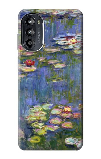 S0997 クロード・モネ 睡蓮 Claude Monet Water Lilies Motorola Moto G52, G82 5G バックケース、フリップケース・カバー