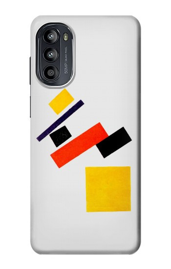 S1958 マレーヴィッチ・スーパーマレーミズム Malevich Suprematism Motorola Moto G52, G82 5G バックケース、フリップケース・カバー