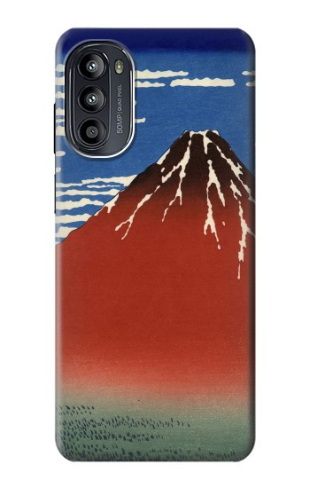 S2390 葛飾北斎 赤富士 Katsushika Hokusai Red Fuji Motorola Moto G52, G82 5G バックケース、フリップケース・カバー