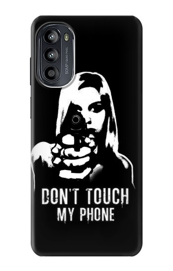 S2518 私の携帯電話を触るな Do Not Touch My Phone Motorola Moto G52, G82 5G バックケース、フリップケース・カバー