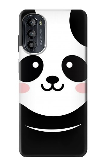 S2662 可愛いパンダ Cute Panda Cartoon Motorola Moto G52, G82 5G バックケース、フリップケース・カバー