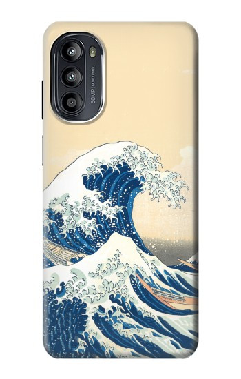 S2790 北斎 神奈川沖浪裏 Hokusai Under The Wave off Kanagawa Motorola Moto G52, G82 5G バックケース、フリップケース・カバー