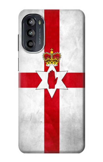 S2972 北アイルランドサッカー Northern Ireland Football Soccer Flag Motorola Moto G52, G82 5G バックケース、フリップケース・カバー