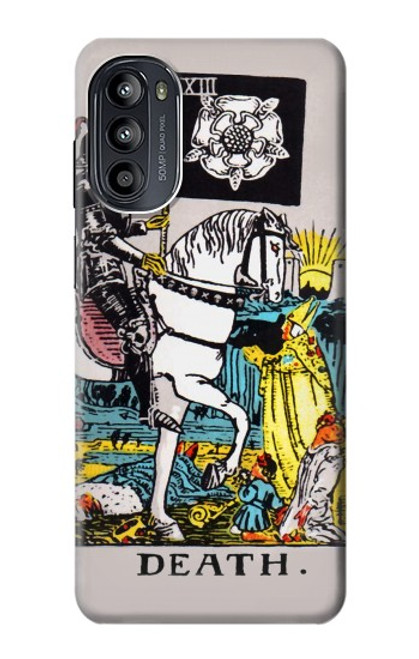 S3008 タロットカード 死神 Tarot Card Death Motorola Moto G52, G82 5G バックケース、フリップケース・カバー