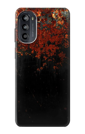 S3071 錆びたテクスチャグラフィック Rusted Metal Texture Graphic Motorola Moto G52, G82 5G バックケース、フリップケース・カバー