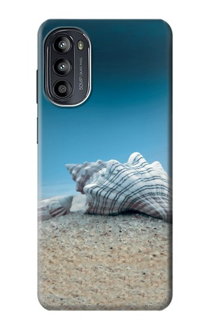 S3213 海 海の貝殻 Sea Shells Under the Sea Motorola Moto G52, G82 5G バックケース、フリップケース・カバー