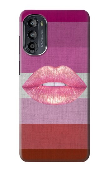 S3473 LGBTレズビアン旗 LGBT Lesbian Flag Motorola Moto G52, G82 5G バックケース、フリップケース・カバー