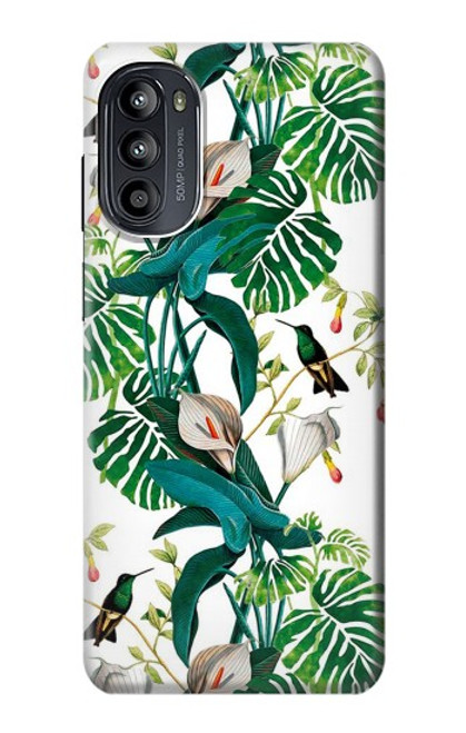 S3697 リーフライフバード Leaf Life Birds Motorola Moto G52, G82 5G バックケース、フリップケース・カバー