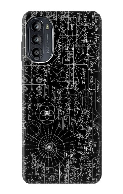 S3808 数学黒板 Mathematics Blackboard Motorola Moto G52, G82 5G バックケース、フリップケース・カバー