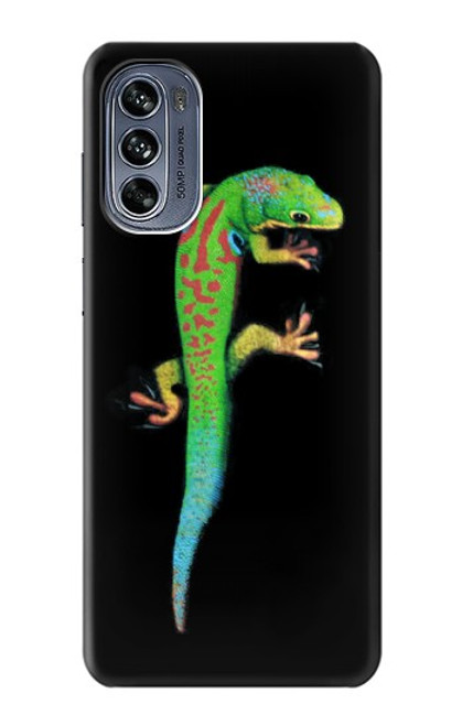 S0125 緑ヤモリ Green Madagascan Gecko Motorola Moto G62 5G バックケース、フリップケース・カバー