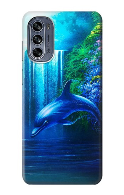 S0385 イルカ Dolphin Motorola Moto G62 5G バックケース、フリップケース・カバー