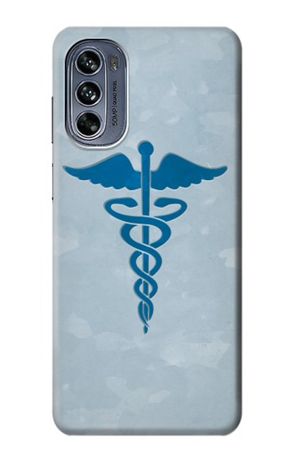 S2815 カドゥケウスの杖 医療シンボル Medical Symbol Motorola Moto G62 5G バックケース、フリップケース・カバー