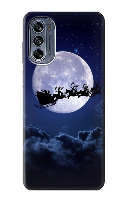 S3508 クリスマスサンタ Xmas Santa Moon Motorola Moto G62 5G バックケース、フリップケース・カバー