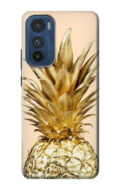 S3490 ゴールドパイナップル Gold Pineapple Motorola Edge 30 バックケース、フリップケース・カバー