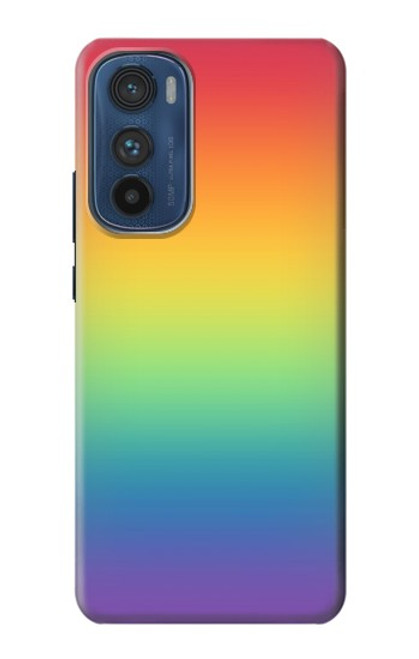 S3698 LGBTグラデーションプライドフラグ LGBT Gradient Pride Flag Motorola Edge 30 バックケース、フリップケース・カバー