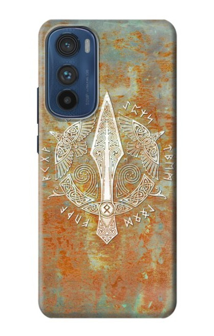 S3827 オーディン北欧バイキングシンボルのグングニル槍 Gungnir Spear of Odin Norse Viking Symbol Motorola Edge 30 バックケース、フリップケース・カバー