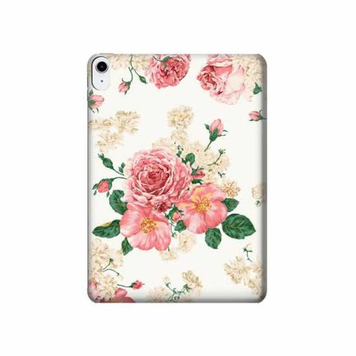 S1859 ローズ柄 Rose Pattern iPad 10.9 (2022) タブレットケース