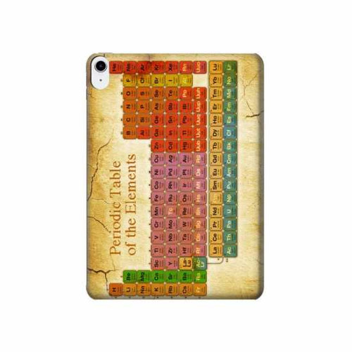 S2934 ヴィンテージ周期表 Vintage Periodic Table of Elements iPad 10.9 (2022) タブレットケース