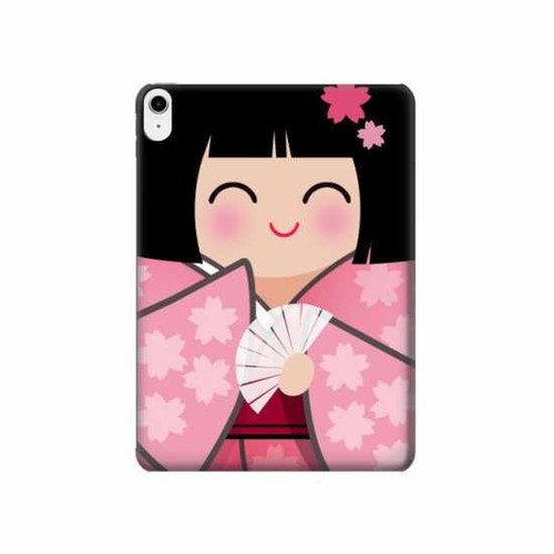 S3042 雛人形 着物桜 Japan Girl Hina Doll Kimono Sakura iPad 10.9 (2022) タブレットケース