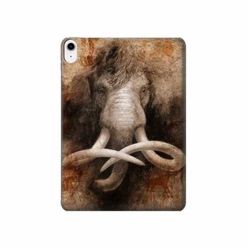 S3427 マンモス古代の洞窟芸術 Mammoth Ancient Cave Art iPad 10.9 (2025,2022) タブレットケース