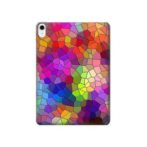 S3677 カラフルなレンガのモザイク Colorful Brick Mosaics iPad 10.9 (2022) タブレットケース