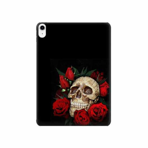 S3753 ダークゴシックゴススカルローズ Dark Gothic Goth Skull Roses iPad 10.9 (2022) タブレットケース