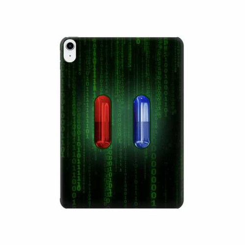 S3816 赤い丸薬青い丸薬カプセル Red Pill Blue Pill Capsule iPad 10.9 (2025,2022) タブレットケース