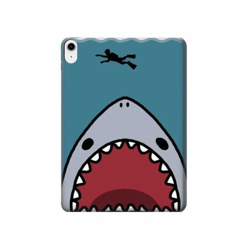 S3825 漫画のサメの海のダイビング Cartoon Shark Sea Diving iPad 10.9 (2022) タブレットケース