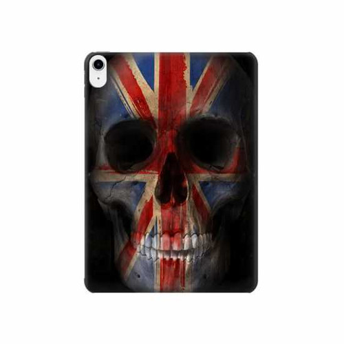 S3848 イギリスの旗の頭蓋骨 United Kingdom Flag Skull iPad 10.9 (2022) タブレットケース