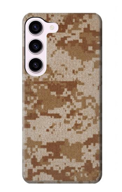 S2939 砂漠デジタル迷彩 Desert Digital Camo Camouflage Samsung Galaxy S23 バックケース、フリップケース・カバー