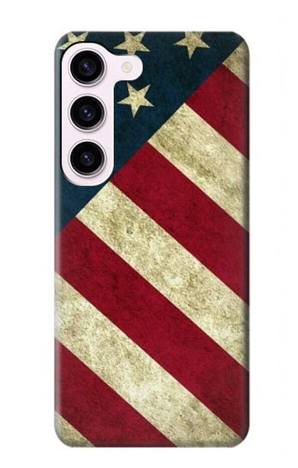 S3295 米国の国旗 US National Flag Samsung Galaxy S23 バックケース、フリップケース・カバー