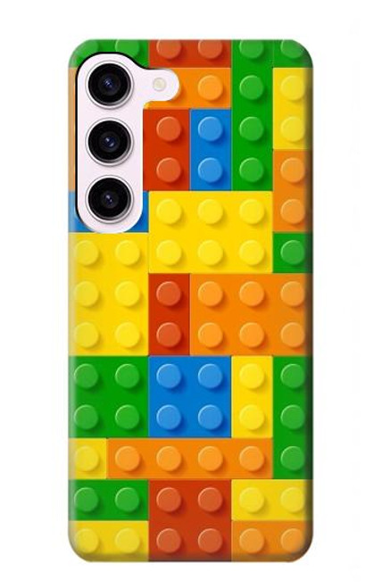 S3595 レンガのおもちゃ Brick Toy Samsung Galaxy S23 バックケース、フリップケース・カバー