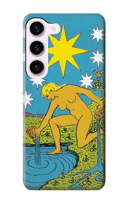 S3744 タロットカードスター Tarot Card The Star Samsung Galaxy S23 バックケース、フリップケース・カバー