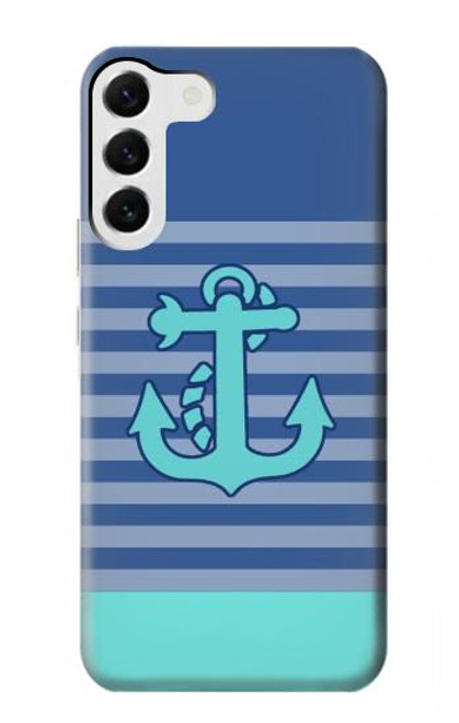 S2081 航海アンカー Nautical Anchor Samsung Galaxy S23 Plus バックケース、フリップケース・カバー