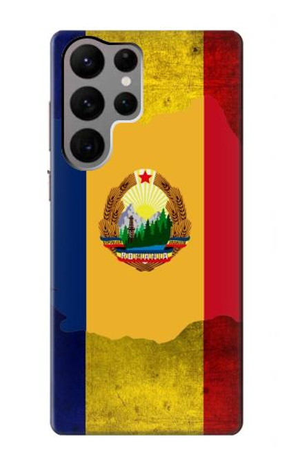 S3021 ルーマニアの旗 Romania Flag Samsung Galaxy S23 Ultra バックケース、フリップケース・カバー