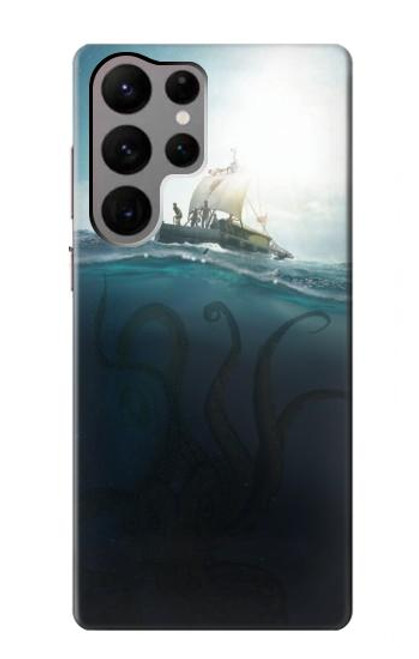 S3540 巨大なタコ Giant Octopus Samsung Galaxy S23 Ultra バックケース、フリップケース・カバー