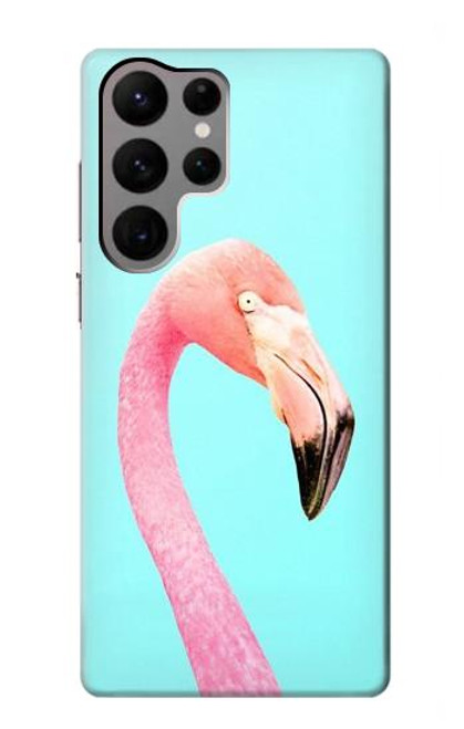 S3708 ピンクのフラミンゴ Pink Flamingo Samsung Galaxy S23 Ultra バックケース、フリップケース・カバー