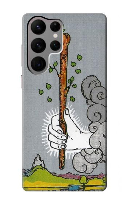 S3723 タロットカードワンドの時代 Tarot Card Age of Wands Samsung Galaxy S23 Ultra バックケース、フリップケース・カバー