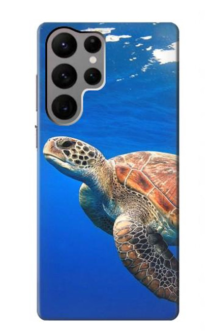 S3898 ウミガメ Sea Turtle Samsung Galaxy S23 Ultra バックケース、フリップケース・カバー