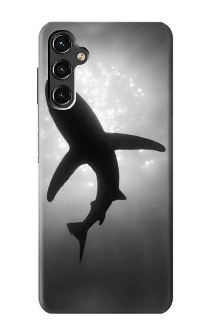 S2367 サメモノクロ Shark Monochrome Samsung Galaxy A14 5G バックケース、フリップケース・カバー