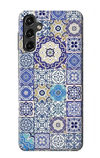 S3537 モロッコのモザイクパターン Moroccan Mosaic Pattern Samsung Galaxy A14 5G バックケース、フリップケース・カバー