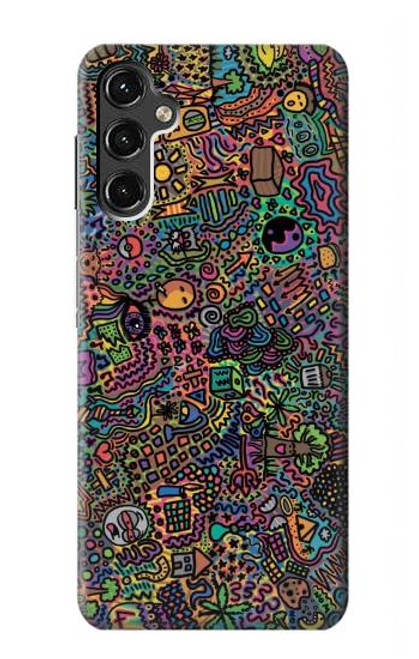 S3815 サイケデリックアート Psychedelic Art Samsung Galaxy A14 5G バックケース、フリップケース・カバー