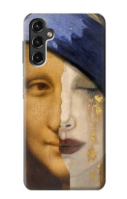 S3853 モナリザ グスタフクリムト フェルメール Mona Lisa Gustav Klimt Vermeer Samsung Galaxy A14 5G バックケース、フリップケース・カバー