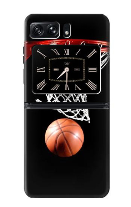 S0066 バスケットボール Basketball Motorola Moto Razr 2022 バックケース、フリップケース・カバー